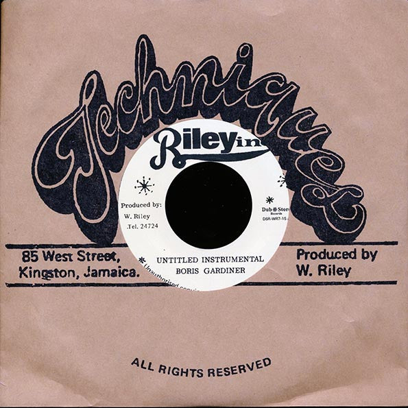 Boris Gardiner - Lonely Place  /  Boris Gardiner - Untitled Instrumental (Japan) (Japan press)