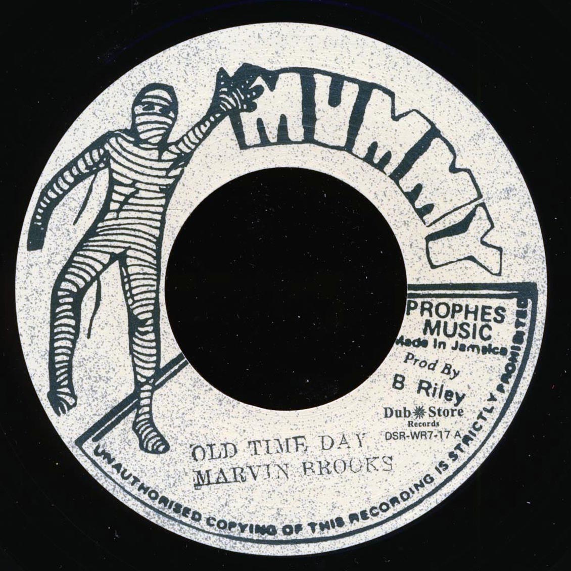 Marvin Brooks - Old Time Day  /  The Mercenaries - Version (Japan) (Japan press)