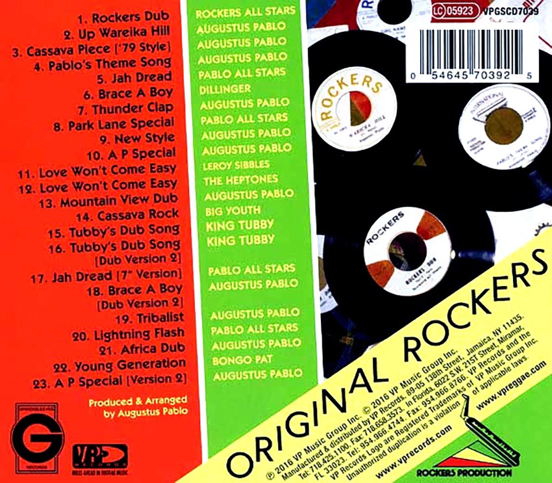 Augustus Pablo - Original Rockers (23 tracks) (deluxe edition) (expanded edition)