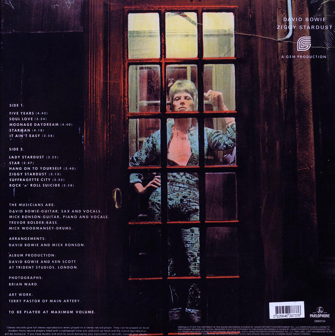 David Bowie - The Rise And Fall Of Ziggy Stardust And The Spiders From Mars (180g)
