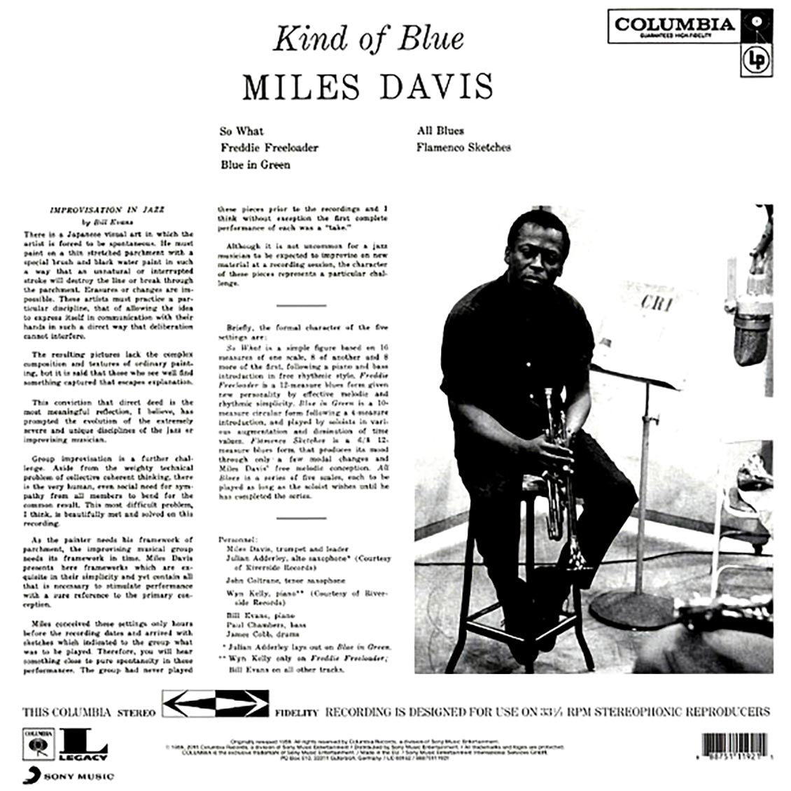 Miles Davis - Kind Of Blue (180g)