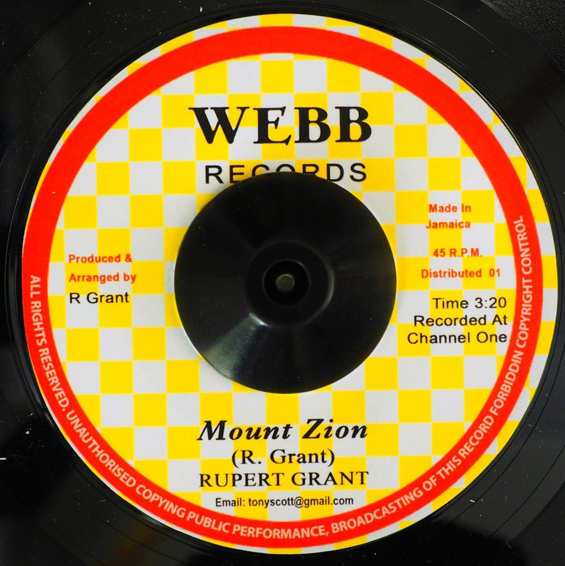 Rupert Grant - Mount Zion  /  Version