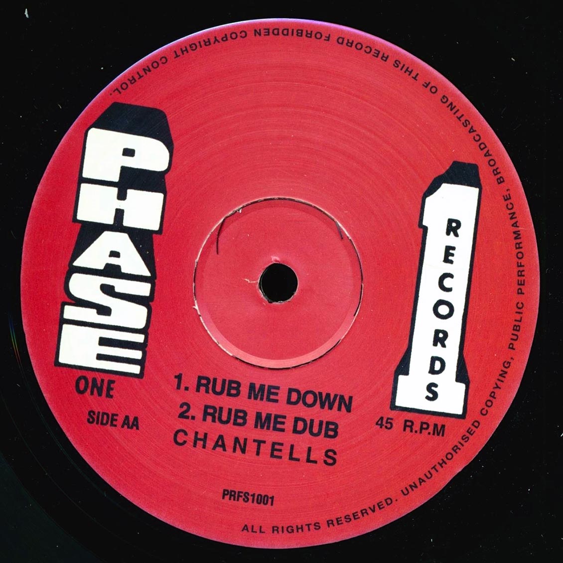 The Chantells - Eva; Version  /  The Chantells - Rub Me Down; Version