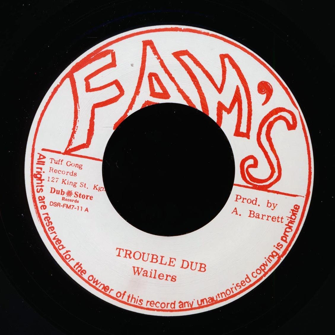 The Wailers - Trouble Dub  /  The Wailers - Dub Feeling (Japan) (Japan press)