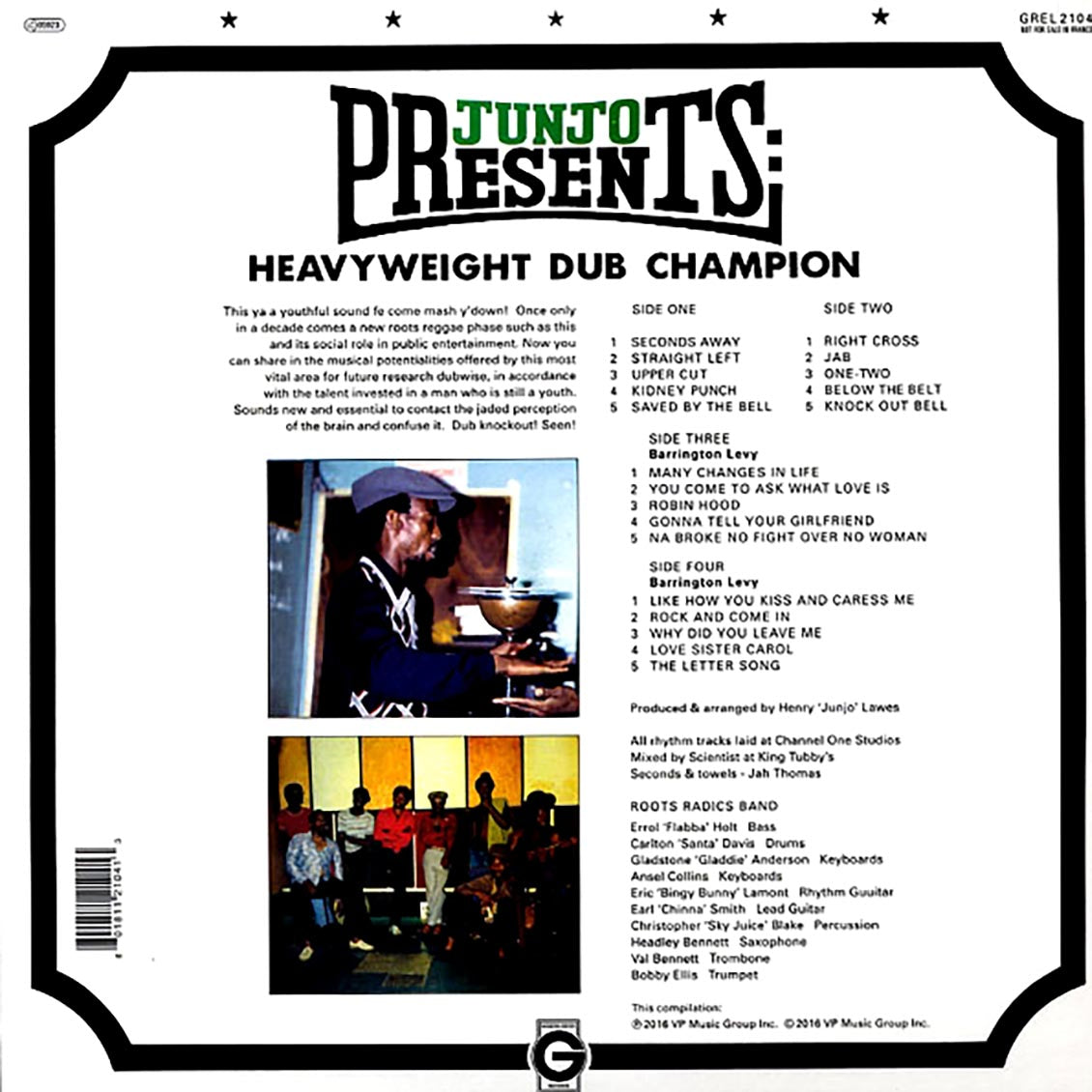 Scientist - Junjo Presents Heavyweight Dub Champion + Bonus Vocals Album (2xLP)