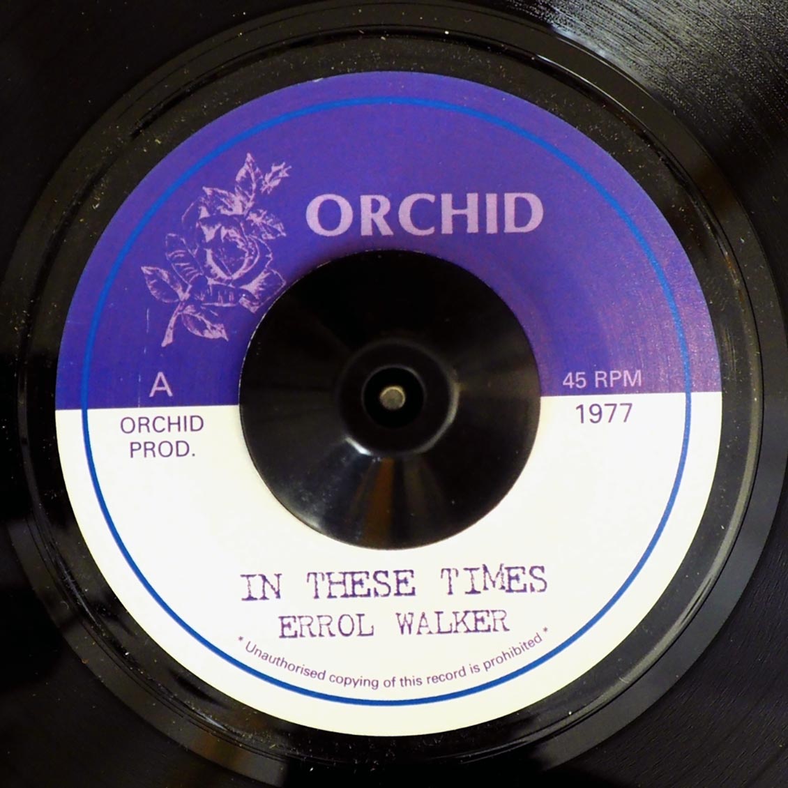 Errol Walker - In These Times  /  The Upsetters - Version