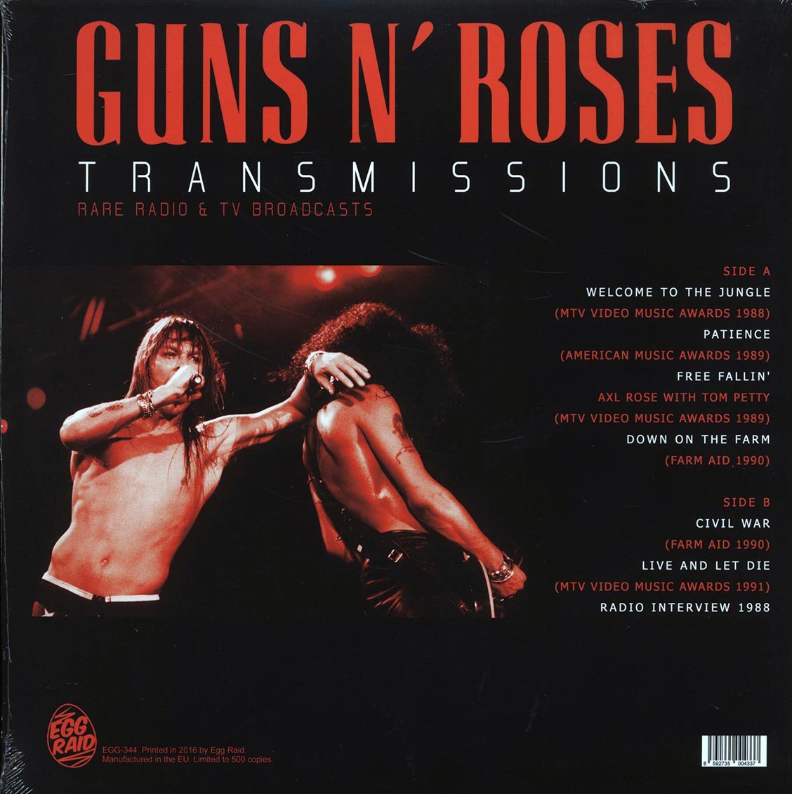 Guns N' Roses - Transmissions: Rare Radio & TV Broadcasts (ltd. 500 copies made)