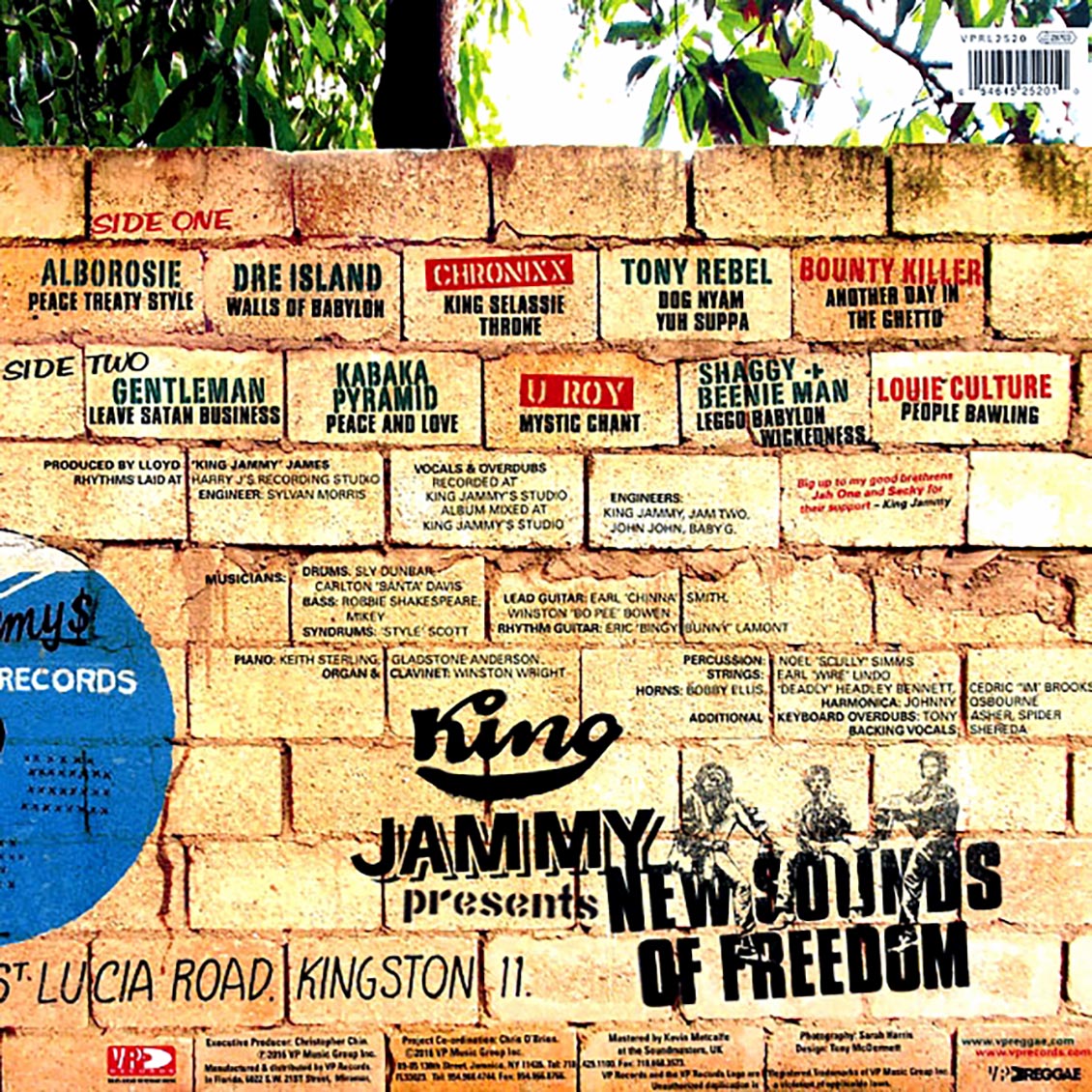 Chronixx, Alborosie, Kabaka Pyramid, Etc. - King Jammy Presents New Sounds Of Freedom