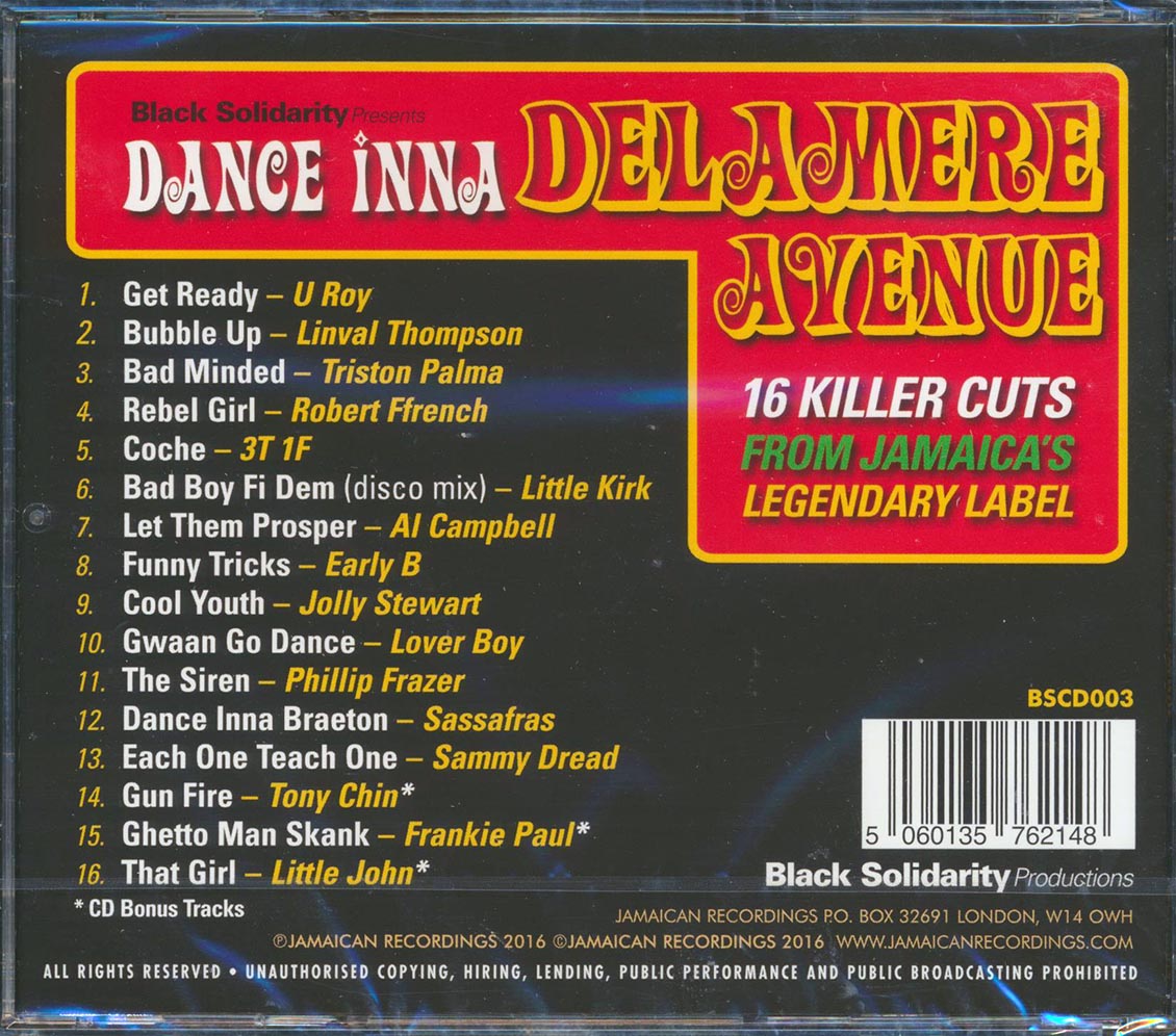 Linval Thompson, Early B, Triston Palmer, Jolly Stewart, Sammy Dread, Etc. - Dance Inna Delamere Avenue
