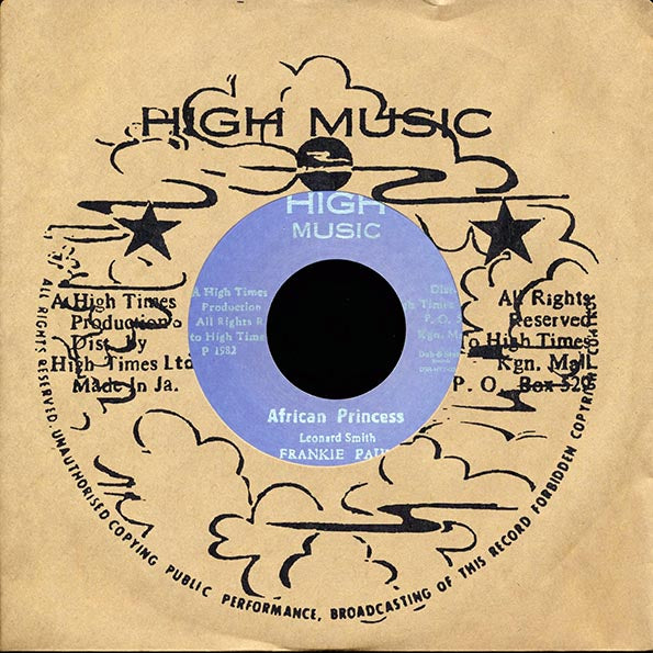 Frankie Paul - African Princess  /  High Times Players - African Style (Japan) (Japan press)