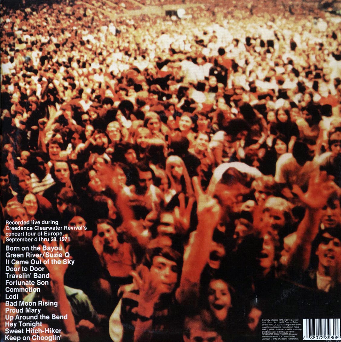 Creedence Clearwater Revival - Live In Europe (2xLP) (180g)