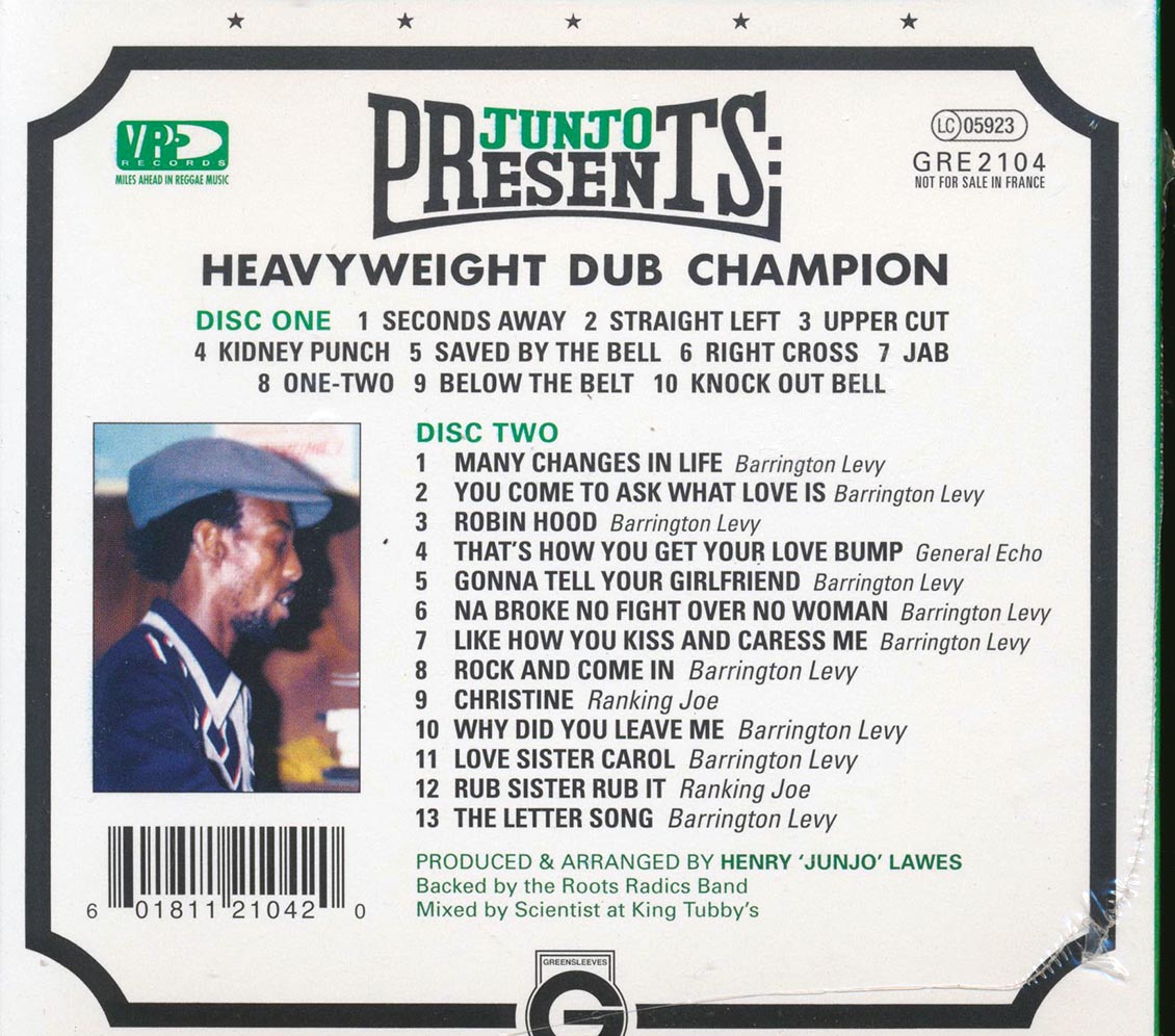 Scientist - Junjo Presents: Heavyweight Dub Champion + Bonus Vocals CD (2xCD)