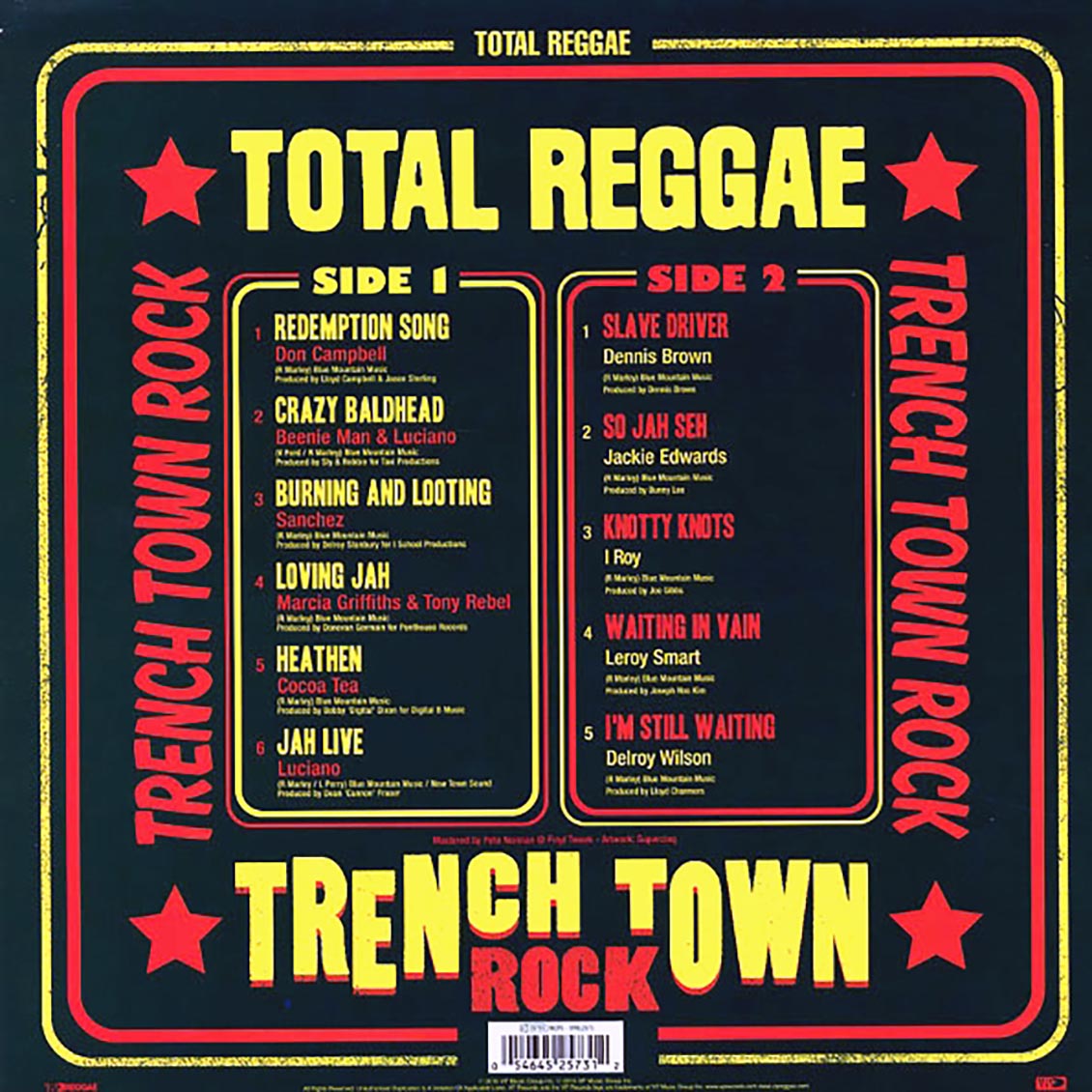 I Roy, Jackie Edwards, Dennis Brown, Etc. - Total Reggae: Trench Town Rock