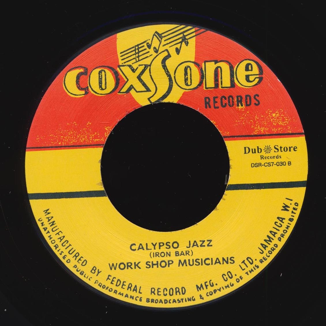 Hersan & His City Slickers - Hersang Hop  /  Workshop Musicians - Calypso Jazz (Japan) (Japan press)