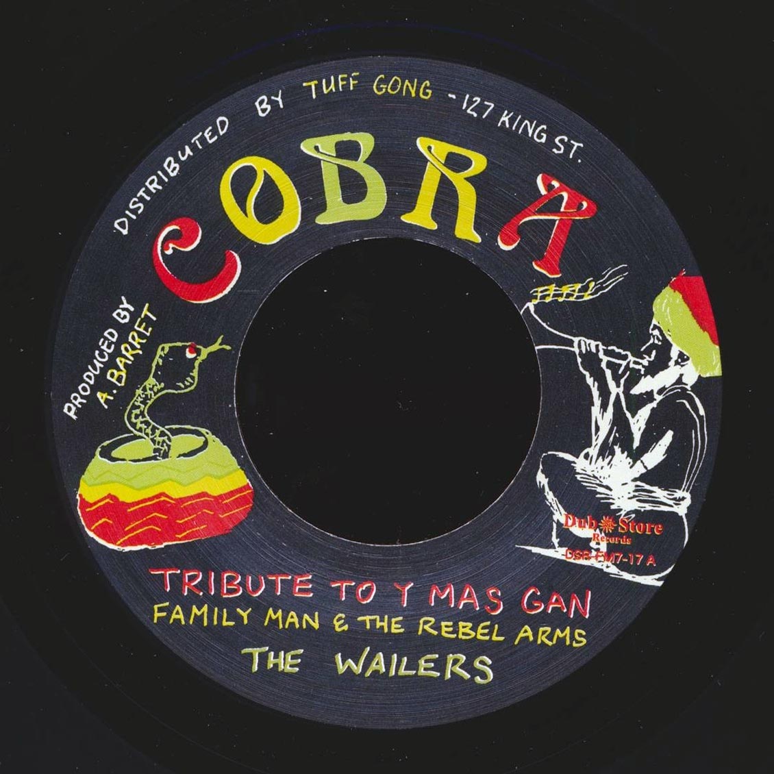 The Wailers (Familyman & The Rebel Arms) - Tribute To Y Mas Gan  /  The Wailers (Familyman & The Rebel Arms) - Steppers Rock (Japan) (Japan press)
