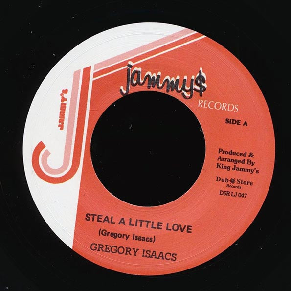 Gregory Isaacs - Steal A Little Love  /  Version (Japan) (Japan press)