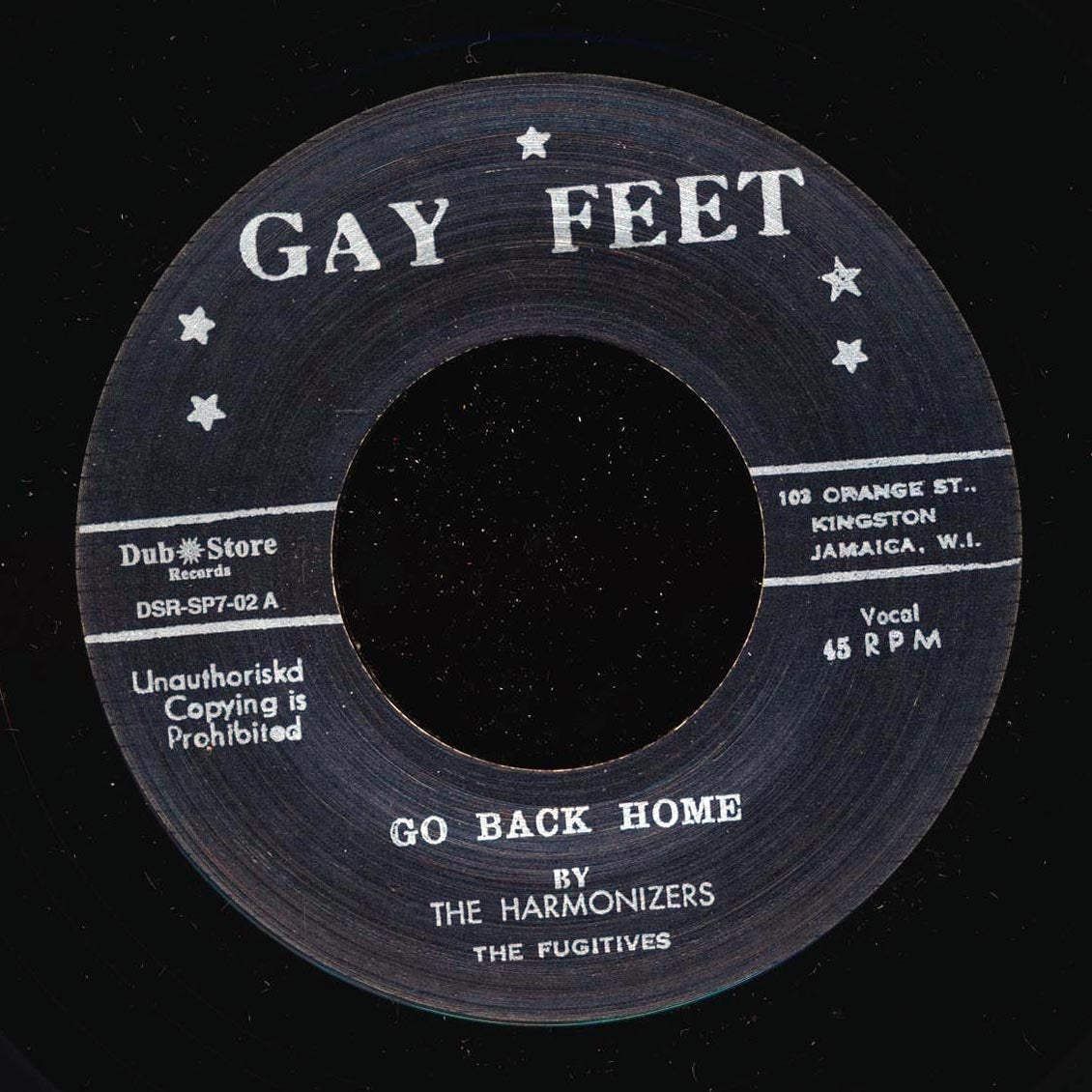 The Harmonizers - Go Back Home  /  The Harmonizers - Go Back Home (Alternate Take) (Japan) (Japan press)