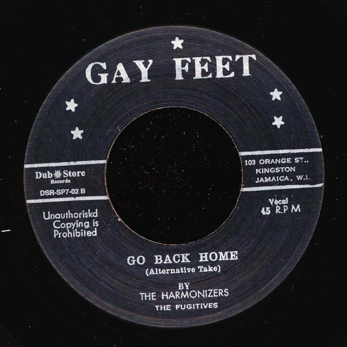 The Harmonizers - Go Back Home  /  The Harmonizers - Go Back Home (Alternate Take) (Japan) (Japan press)