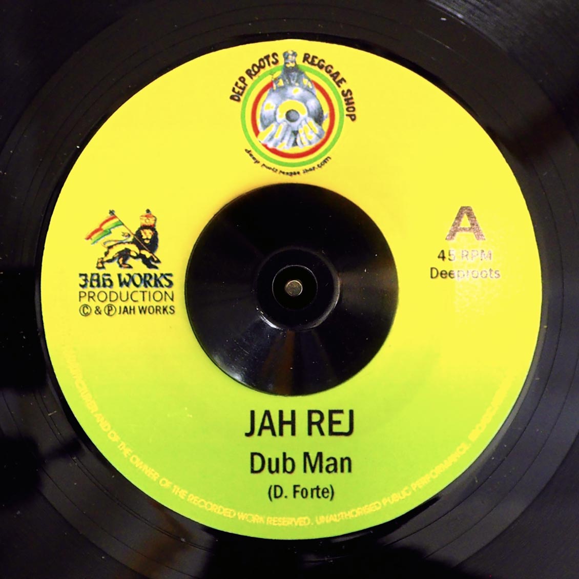 Jah Rej - Dub Man  /  Jah Rej - Dub Man Dub