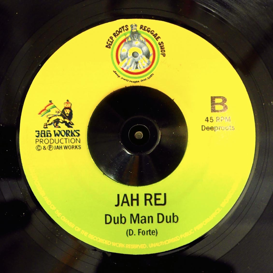 Jah Rej - Dub Man  /  Jah Rej - Dub Man Dub