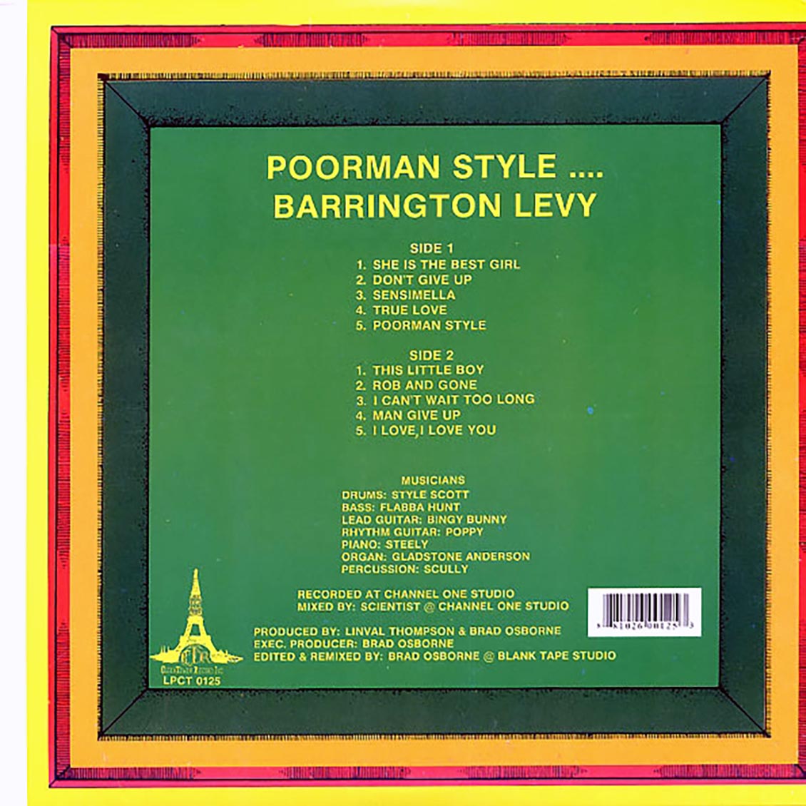 Barrington Levy - Poor Man Style