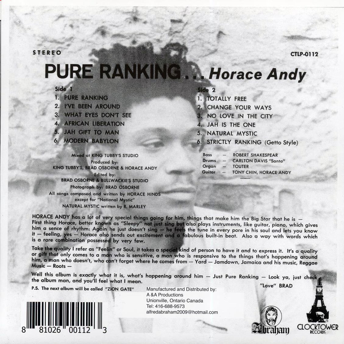 Horace Andy - Pure Rankin