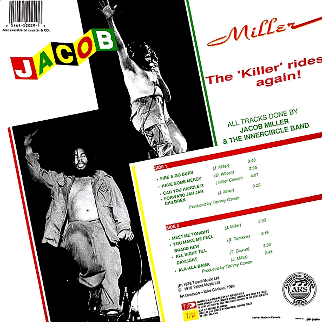 Jacob Miller - Killer Rides Again