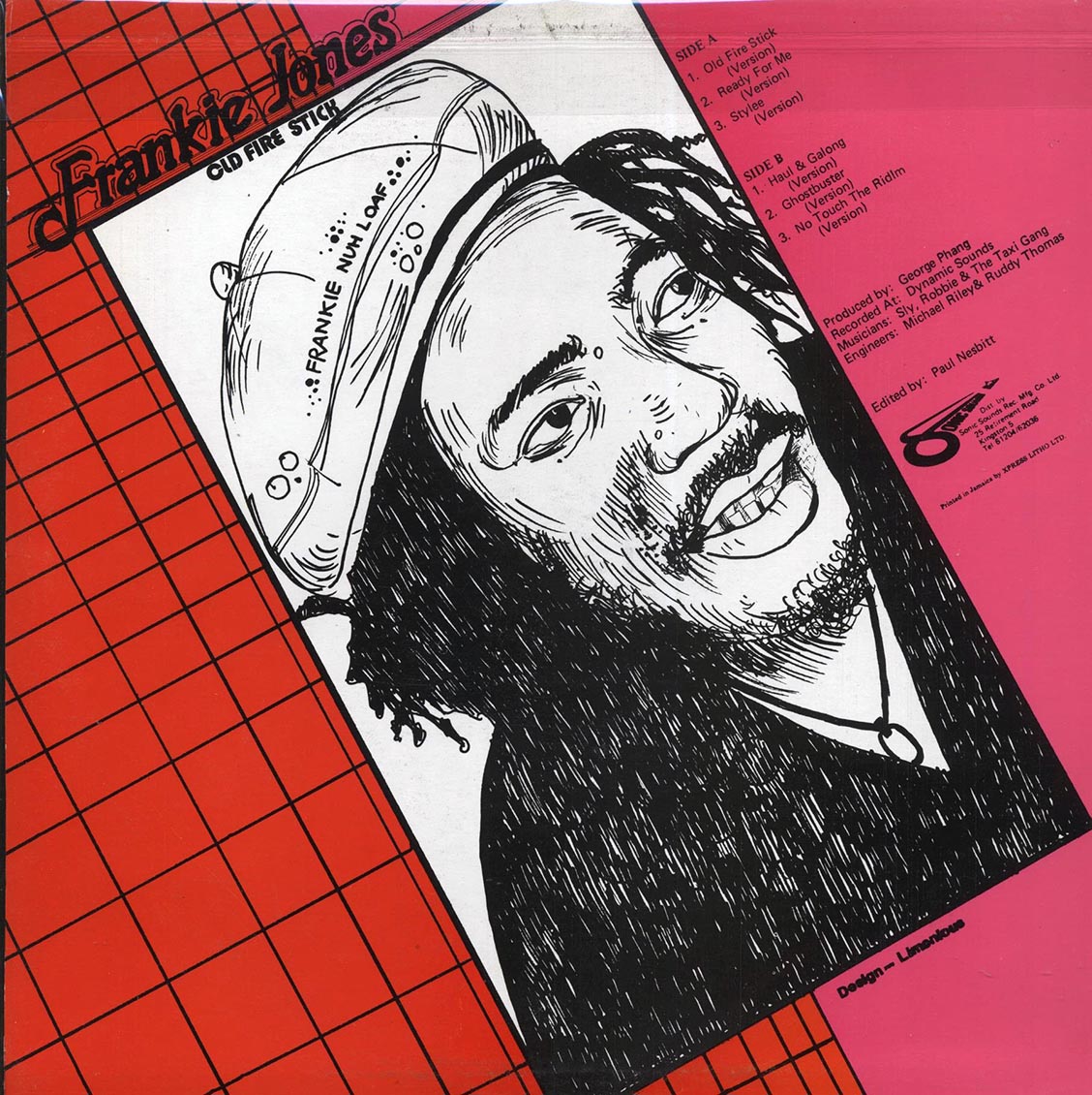 Frankie Jones - Old Fire Stick (1985 FIRST PRESS) (Jamaica press) (orig. press)