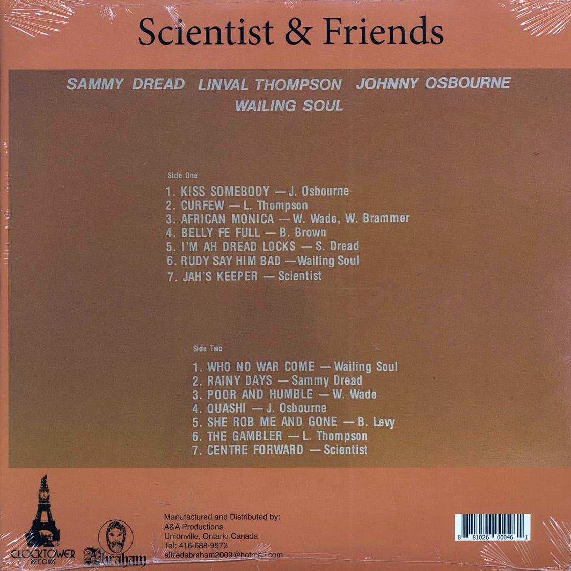Scientist, Linval Thompson, Sammy Dread, Wailing Souls, Etc. - Scientist & Friends