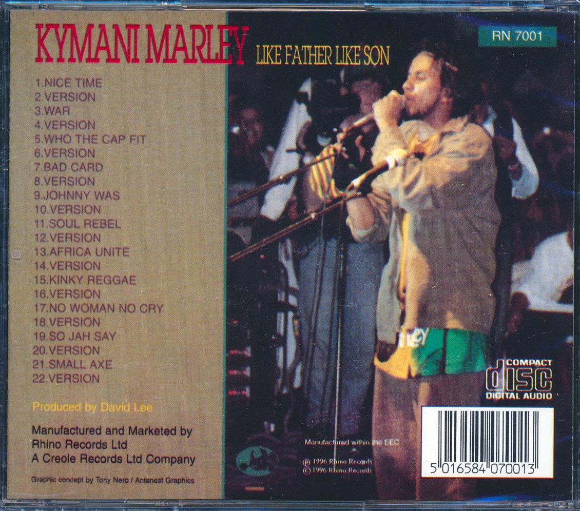 Kymani Marley - Like Father Like Son (22 tracks)
