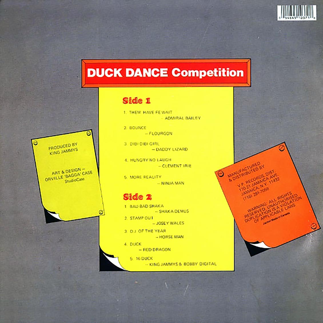 Admiral Bailey, Chaka Demus, Josey Wales, Flourgon, Etc. - Duck Dance Competition (orig. press)