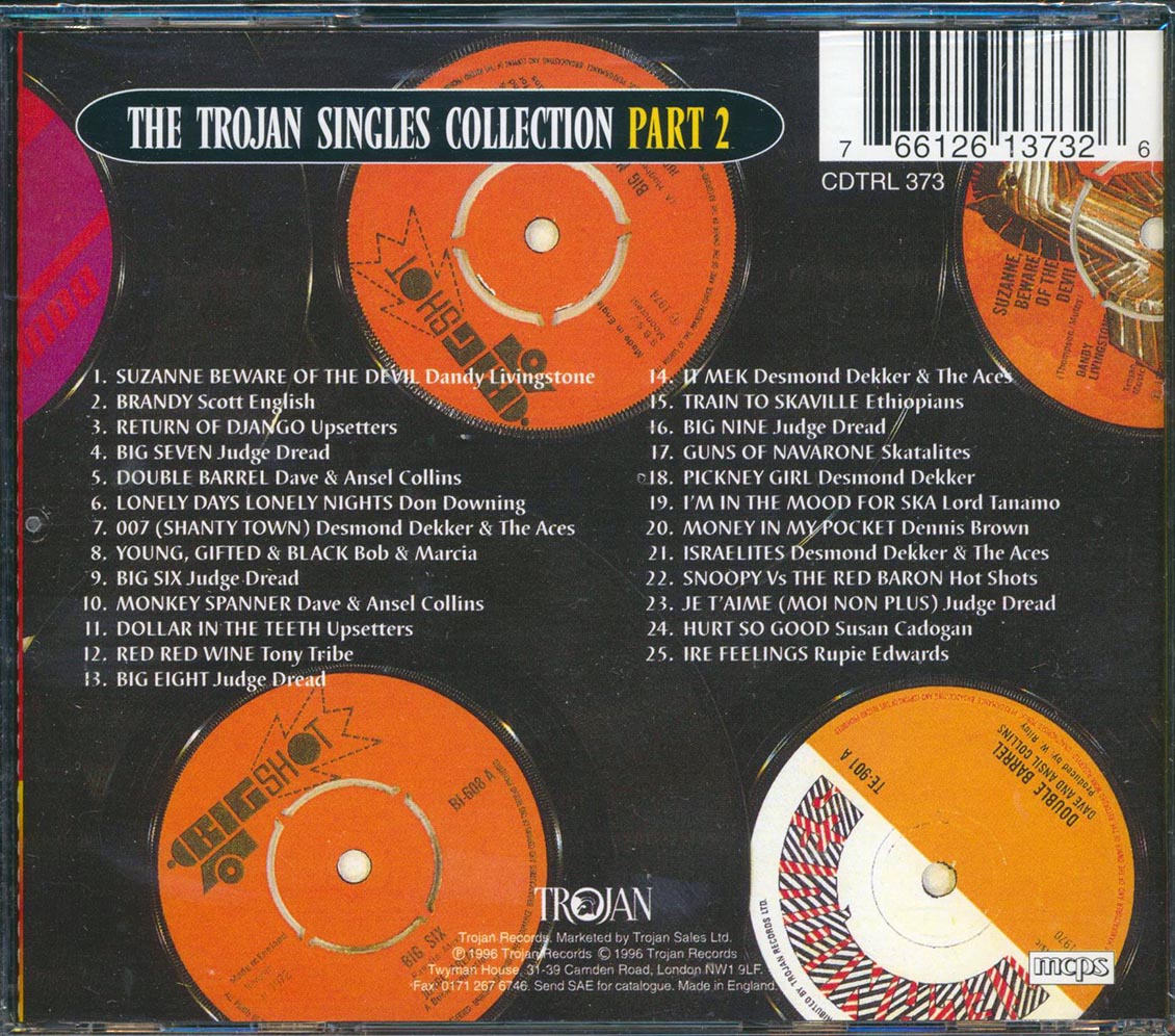 Bob Andy, The Upsetters, The Ethiopians, Etc. - Trojan Singles Collection Part 2 (25 tracks)