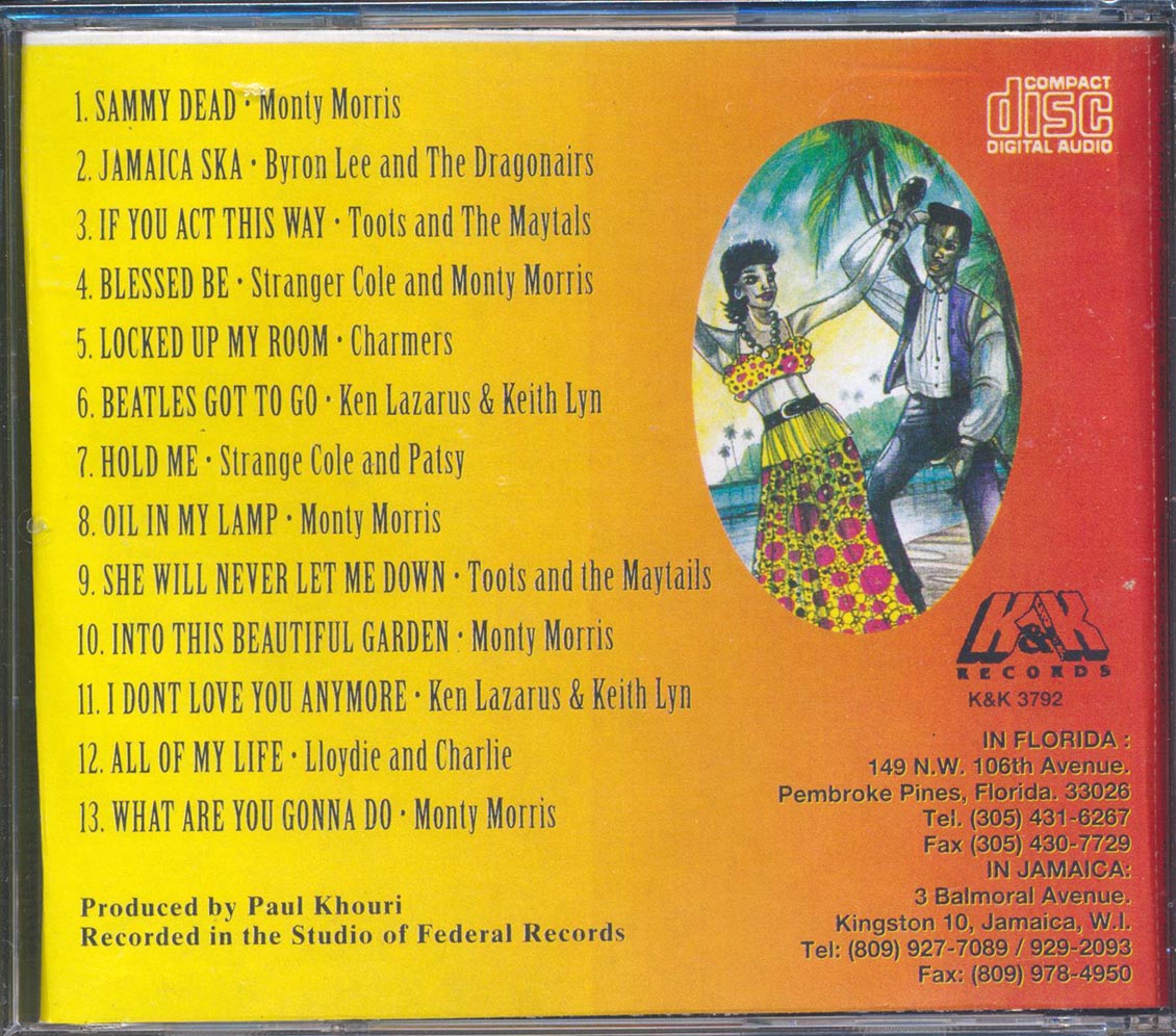 Toots & The Maytals, Monty Morris, Stranger Cole, Etc. - Authentic Jamaican Ska