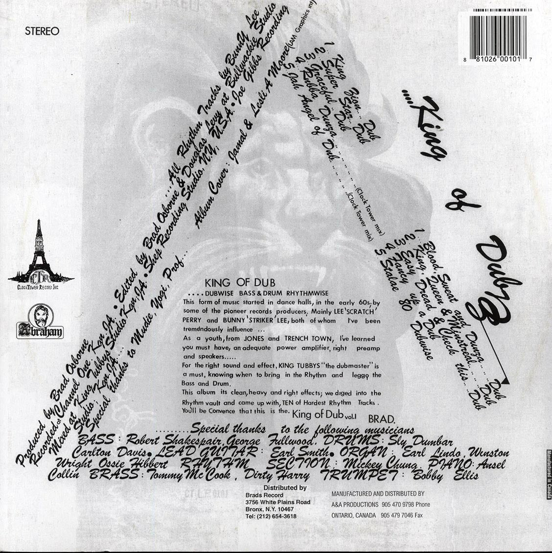 Sly & Robbie, King Tubby - King Of Dub