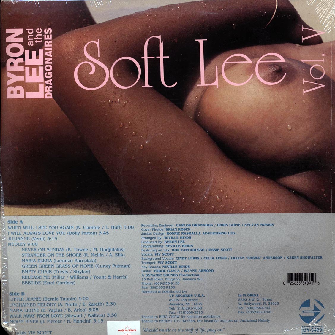 Byron Lee & The Dragonaires - Soft Lee Volume 5