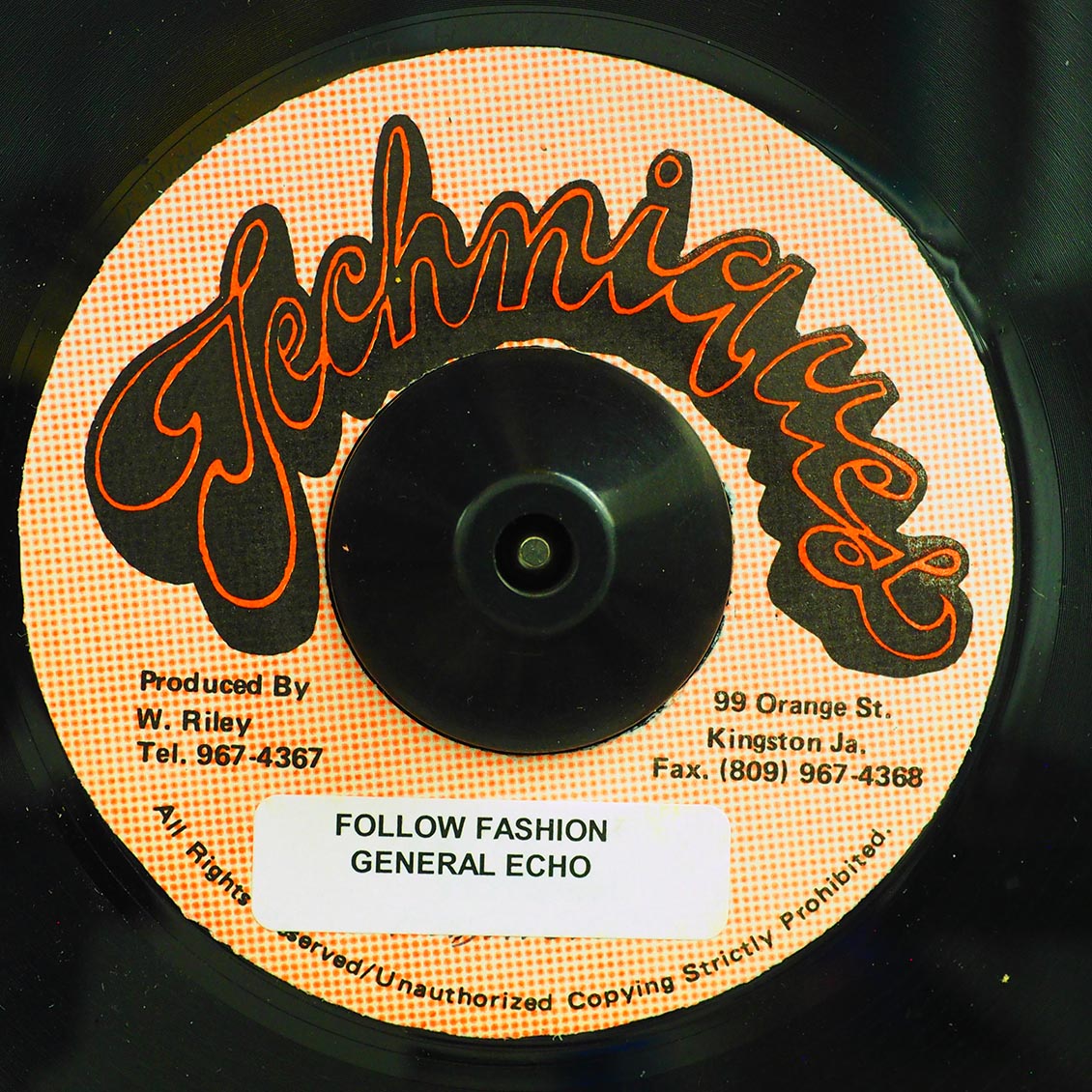 General Echo - Follow Fashion  /  Unknown Artist - Unknown Instrumental