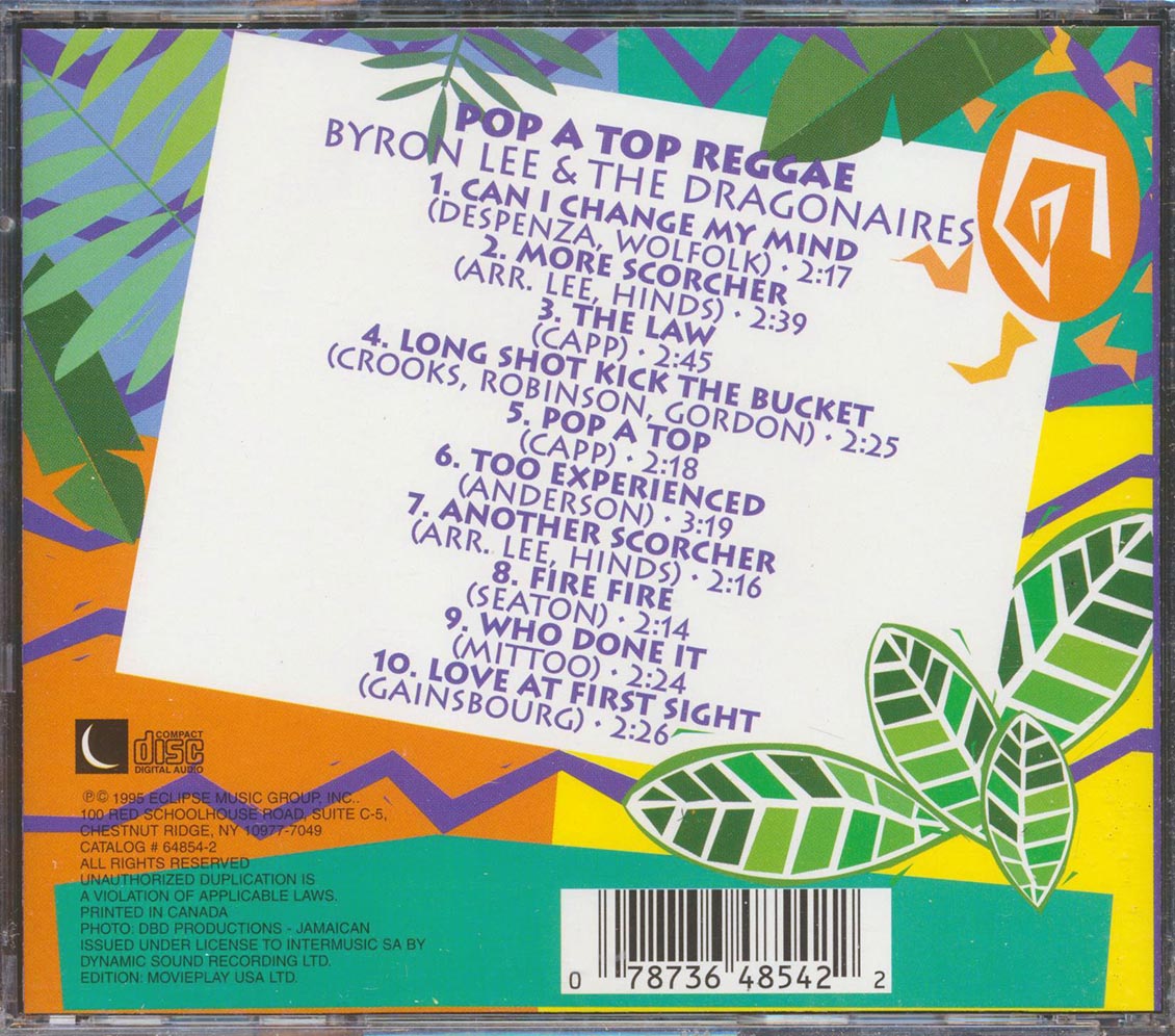 Byron Lee & The Dragonaires - Pop A Top Reggae
