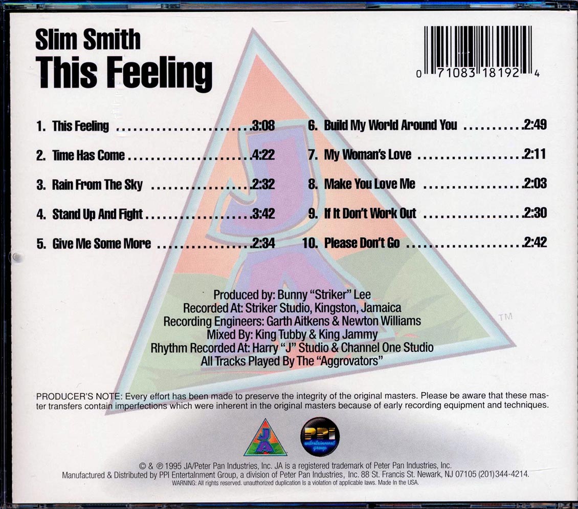 Slim Smith - This Feeling (marked/ltd stock)