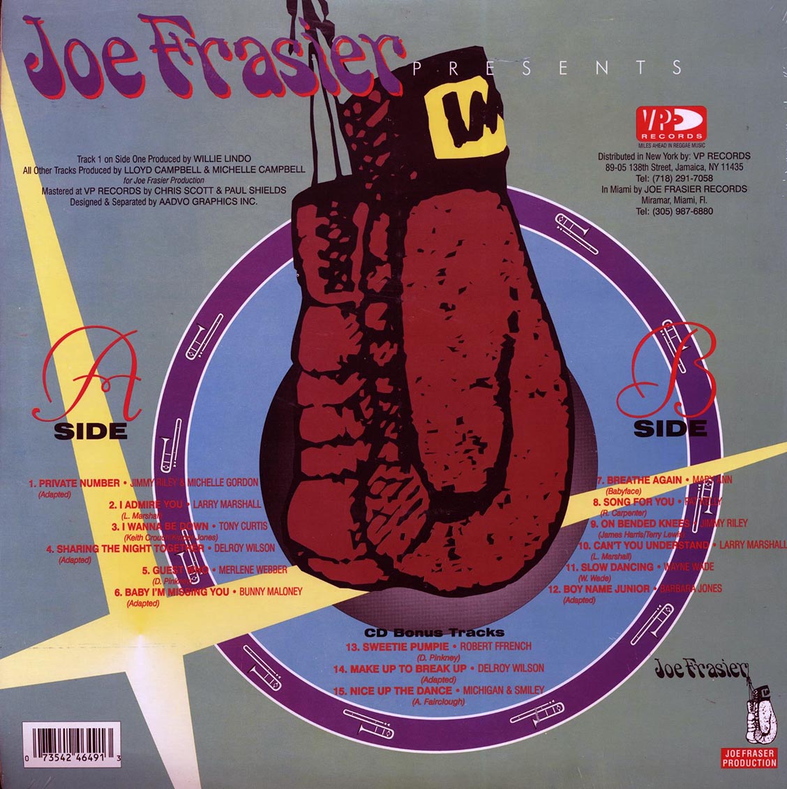 Robert Ffrench, Delroy Wilson, Wayne Wade, Jimmy Riley, Etc. - Joe Frasier Presents (orig. press)