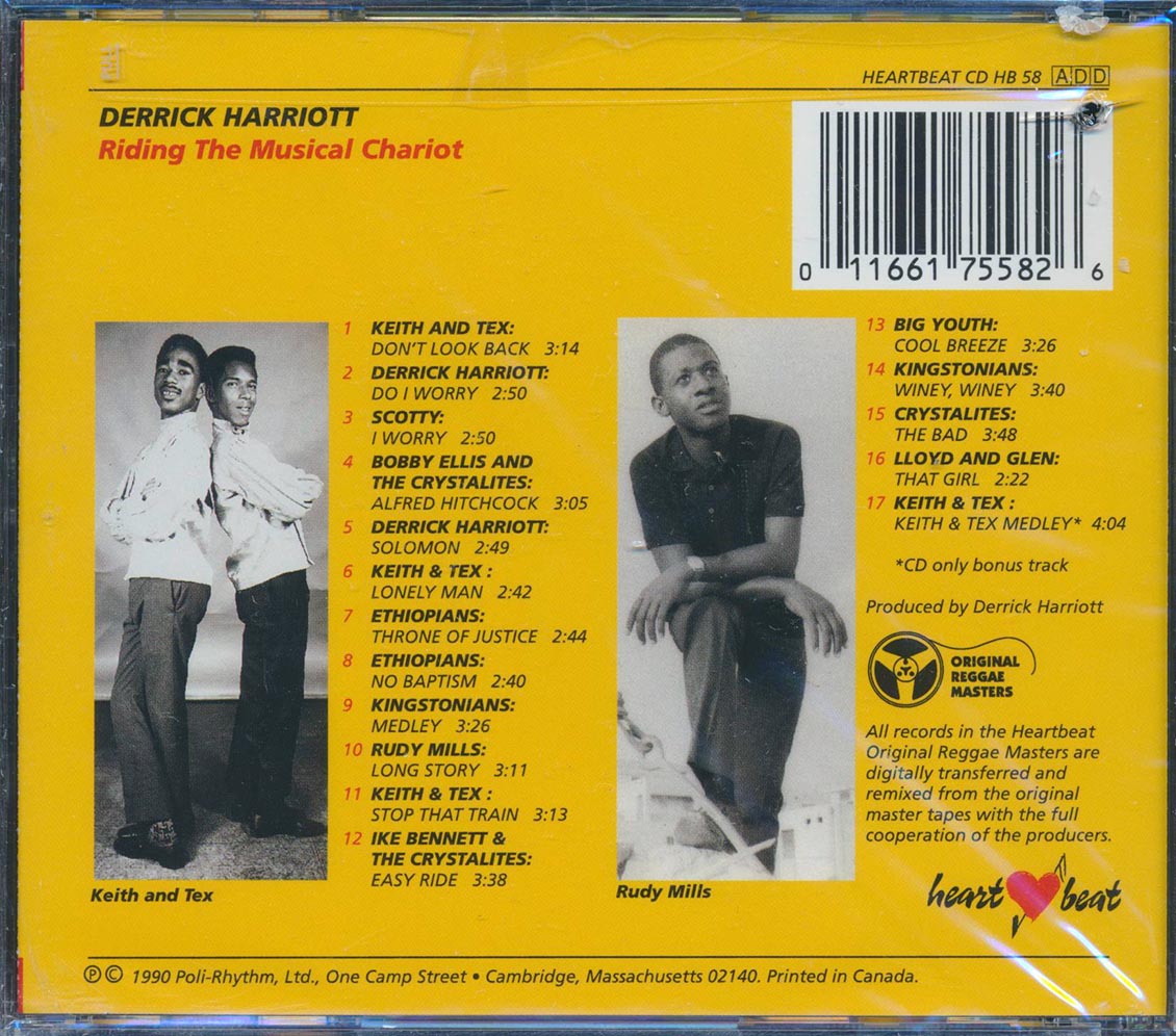 Derrick Harriott - Riding The Musical Chariot (marked/ltd stock)