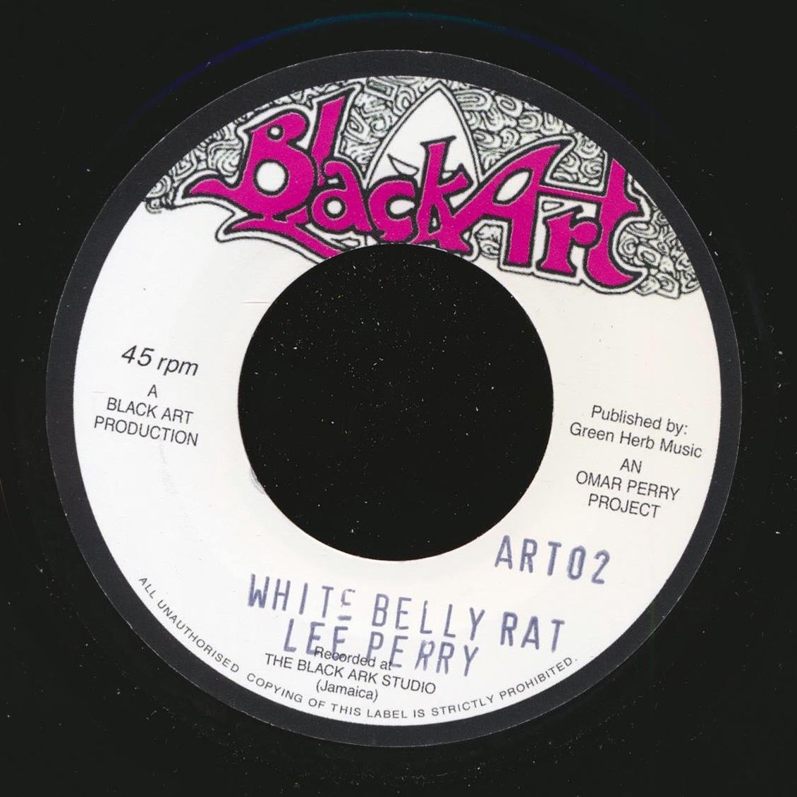 Lee Perry - White Belly Rat  /  Jah Lion - White Belly Rat