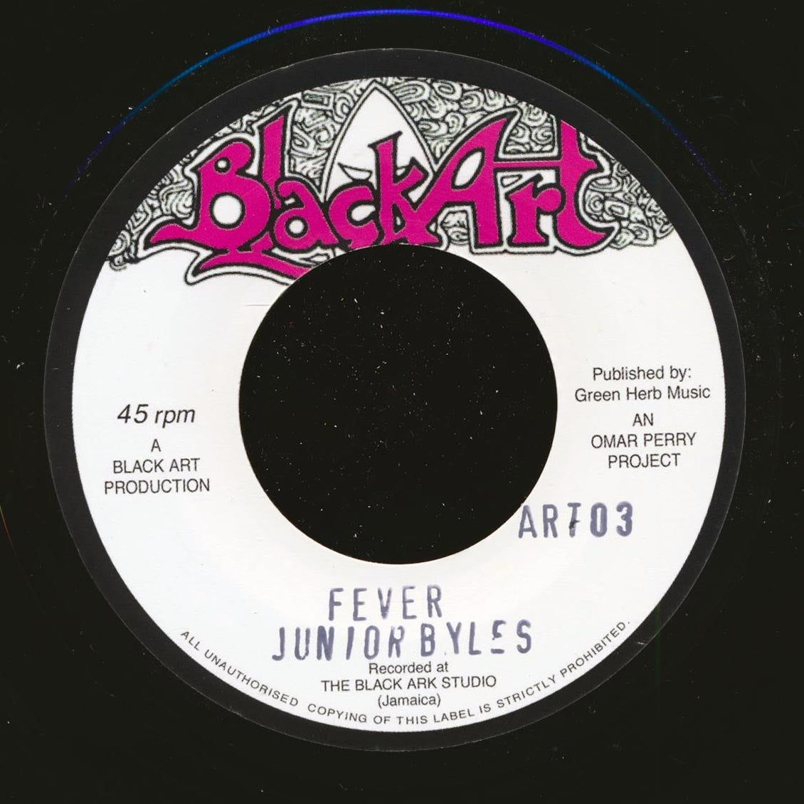 Jr. Byles - Fever  /  King Medious - This World (rhythm: "Jr. Byles - Fever") (UK press)