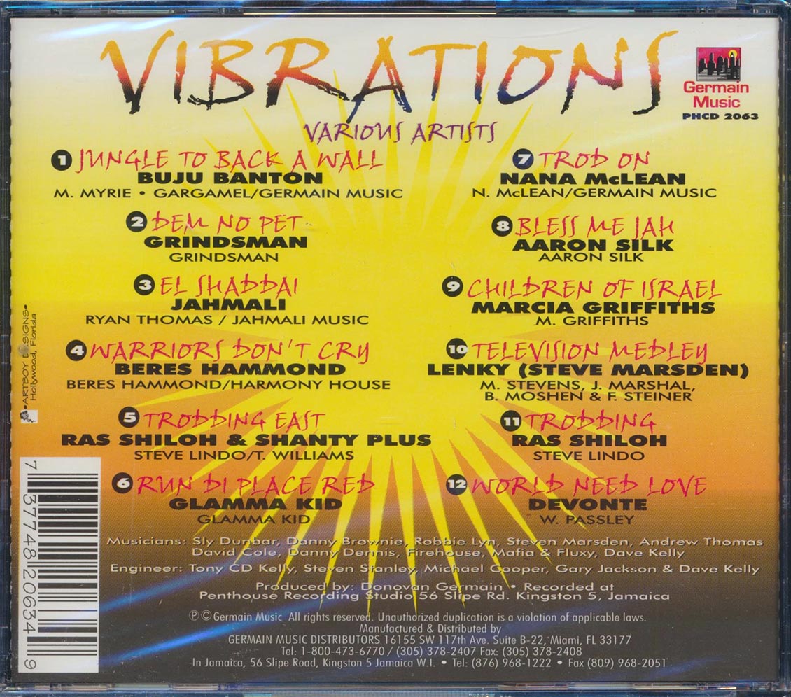 Ras Shiloh, Beres Hammond, Jahmali, Buju Banton, Etc. - Vibrations