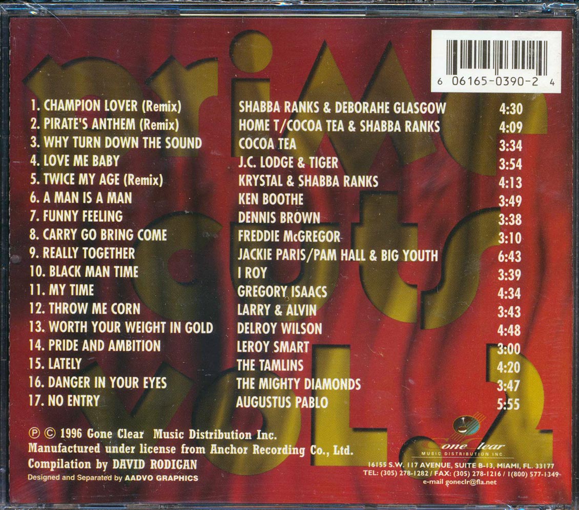 Augustus Pablo, Dennis Brown, Ken Boothe, Delroy Wilson, Etc. - Prime Cuts From Music Works Volume 2