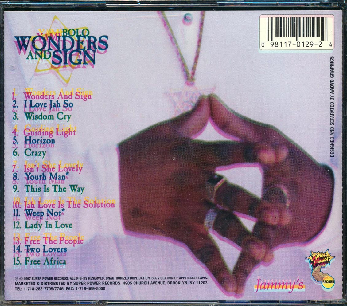 Yami Bolo - Wonders & Sign