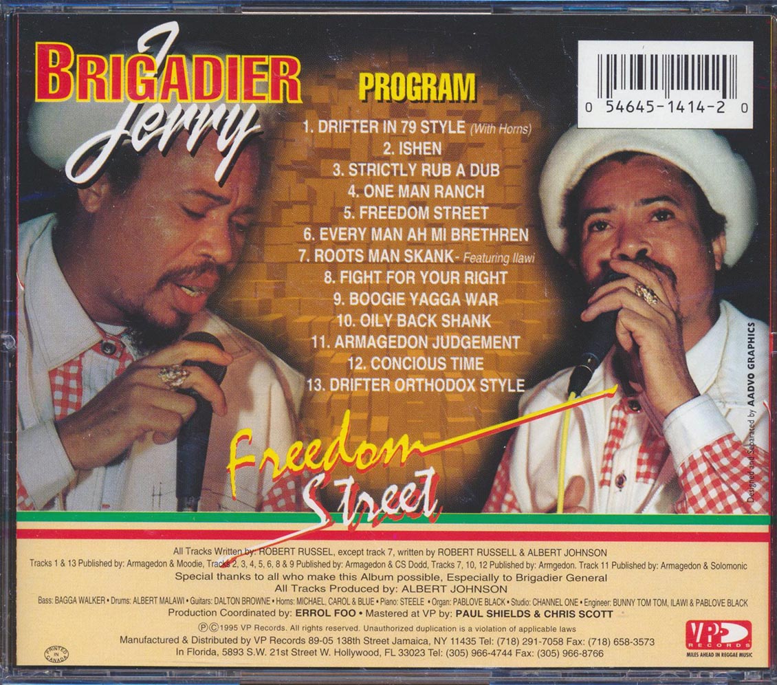 Brigadier Jerry - Freedom Street