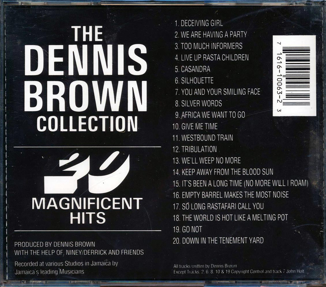 Dennis Brown - 20 Magnificent Hits: Collection (20 tracks)