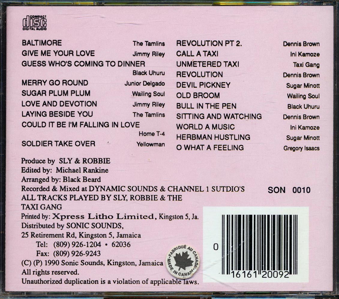 Ini Kamoze, Black Uhuru, Wailing Souls, Etc. - Sly & Robbie Hits 1978-1990 (20 tracks)