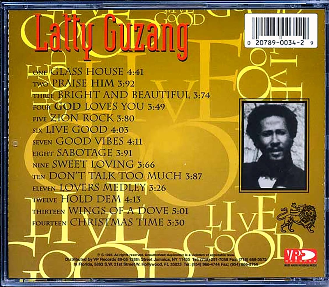 Latty Guzang - Live Good