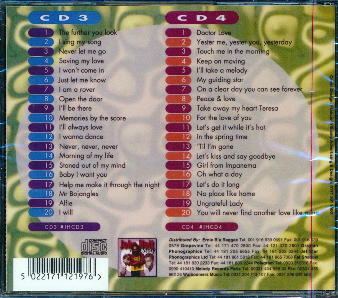 John Holt - John Holt Story Volume 3 + Volume 4 (40 tracks) (2xCD)
